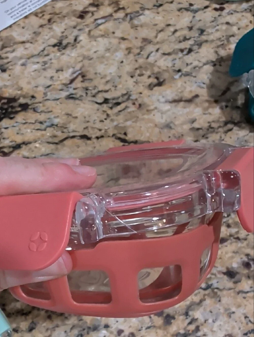 Ello Airtight Glass Food Storage Set - Mint, Coral, Teal, Magenta